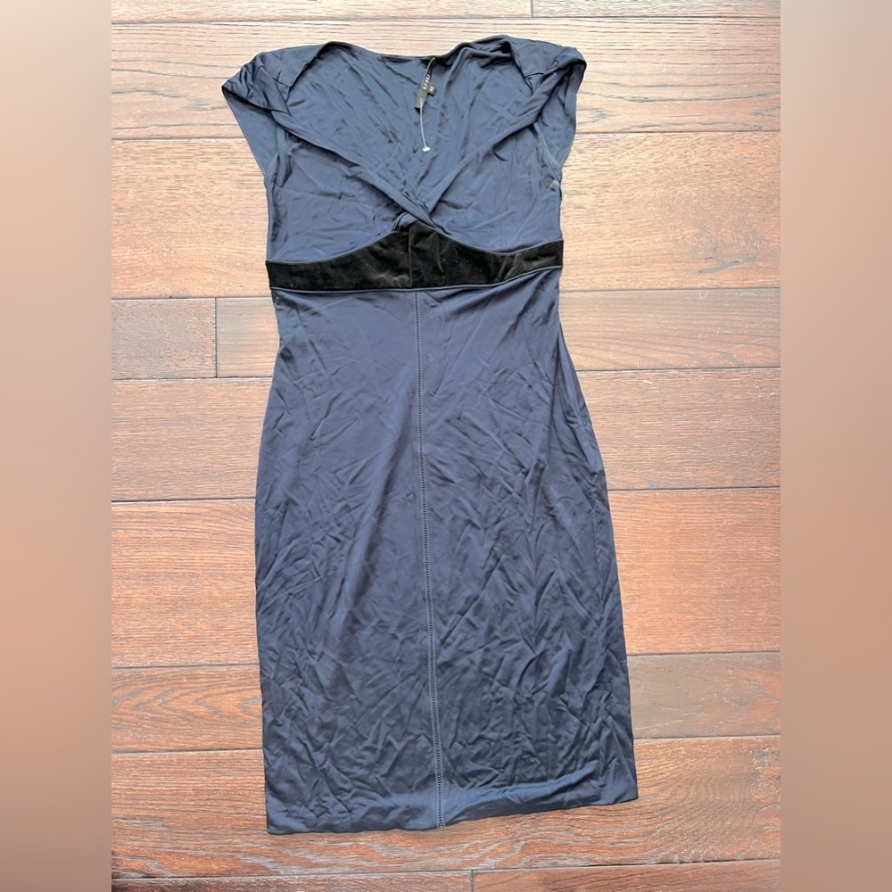 Gucci navy blue dress.